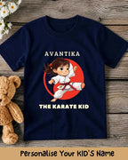 Karate & Pirate Theme Custom Kid Cotton Tee Swiftsoul