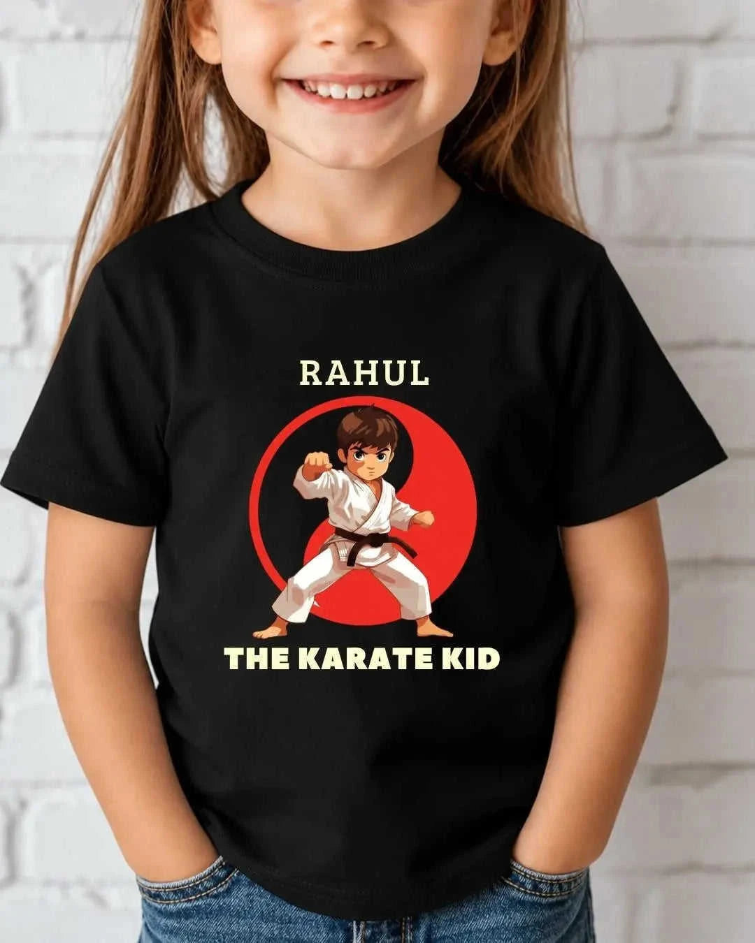 Karate & Pirate Theme Custom Kid Cotton Tee Swiftsoul
