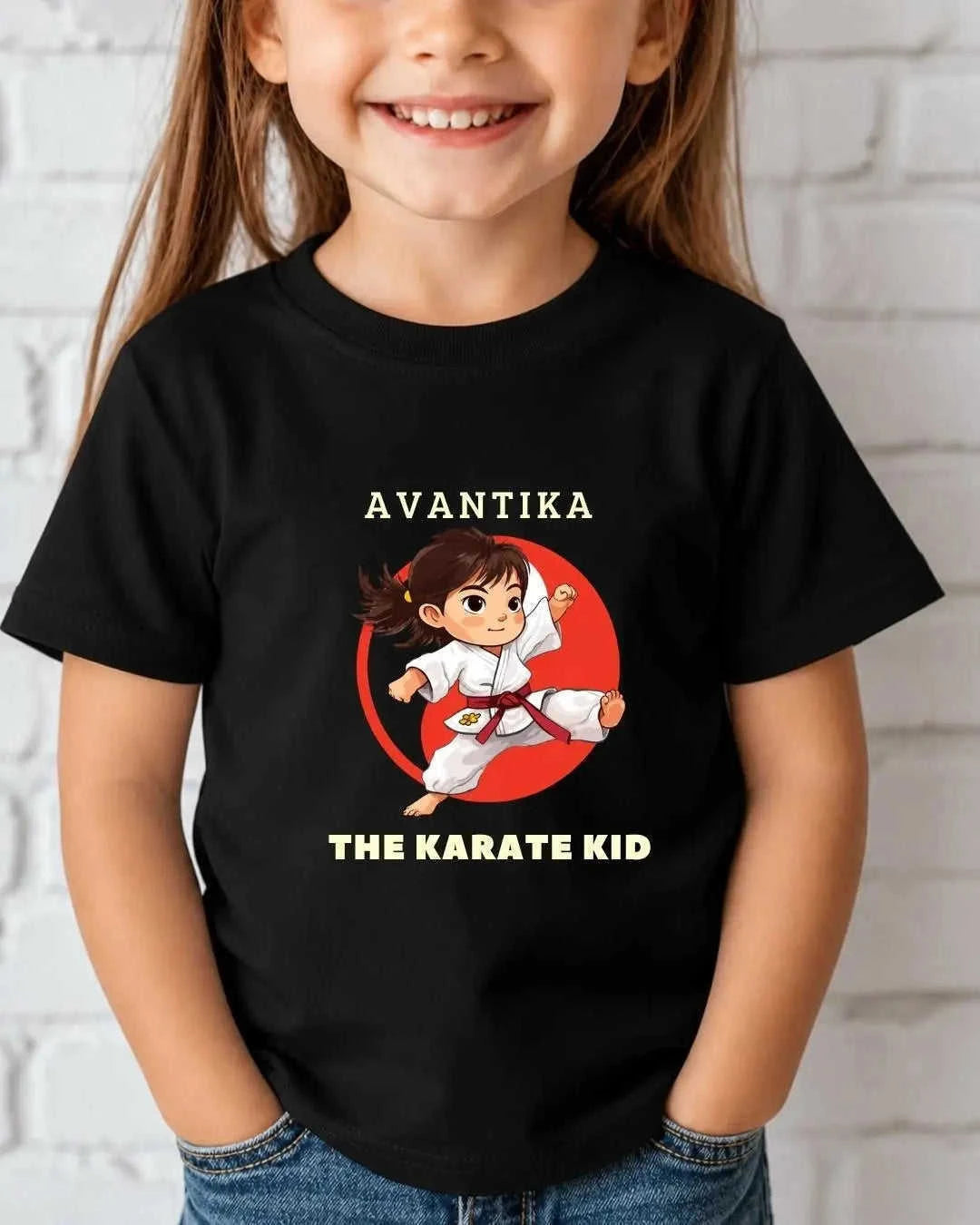 Karate & Pirate Theme Custom Kid Cotton Tee Swiftsoul
