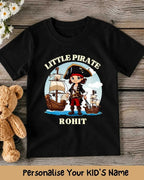 Karate & Pirate Theme Custom Kid Cotton Tee Swiftsoul