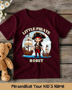 Karate & Pirate Theme Custom Kid Cotton Tee Swiftsoul