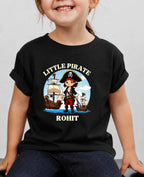 karate & Pirate Theme Custom Kid Cotton Tshirt Swiftsoul