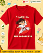 karate & Pirate Theme Custom Kid Cotton Tshirt Swiftsoul