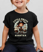 karate & Pirate Theme Custom Kid Cotton Tshirt Swiftsoul