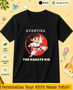 karate & Pirate Theme Custom Kid Cotton Tshirt Swiftsoul