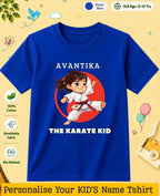 karate & Pirate Theme Custom Kid Cotton Tshirt Swiftsoul