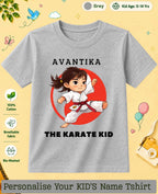 karate & Pirate Theme Custom Kid Cotton Tshirt Swiftsoul