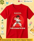 karate & Pirate Theme Custom Kid Cotton Tshirt Swiftsoul