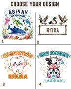 Kids Character Custom Kid's Name Tee Swiftsoul 