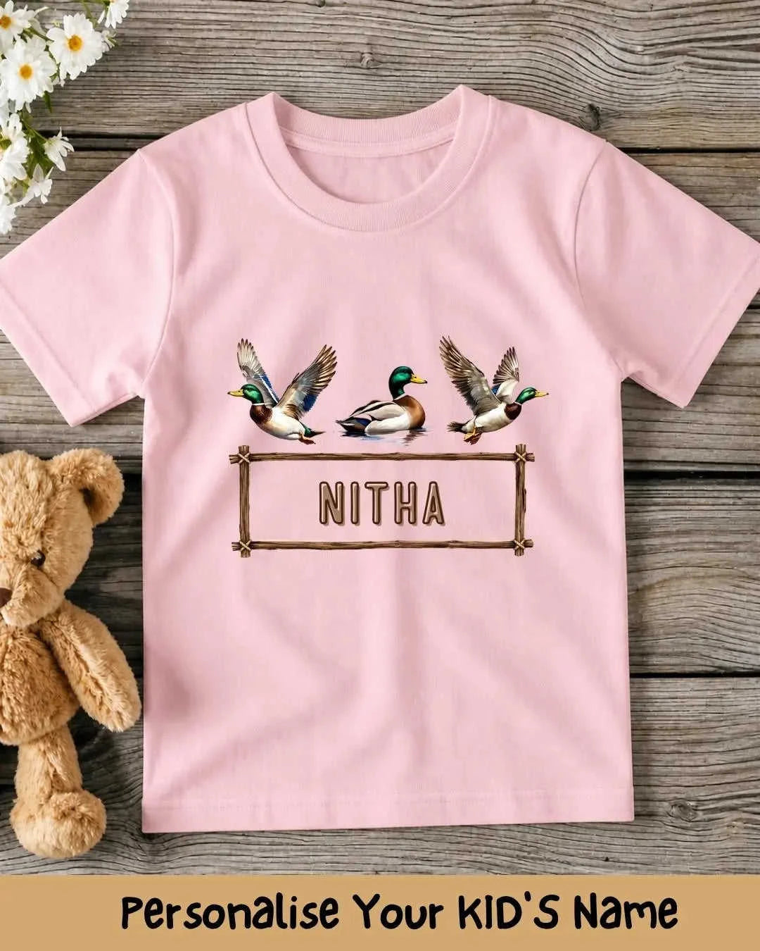 Kids Character Custom Kid's Name Tee Swiftsoul 