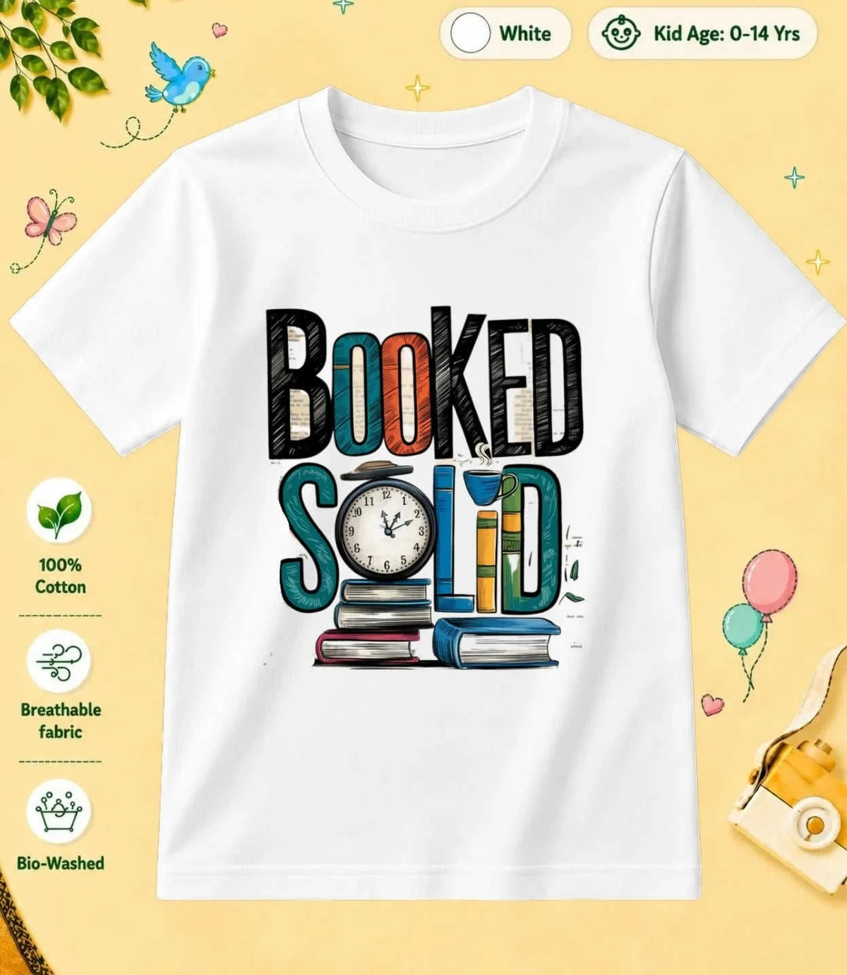 Literacy Kid Cotton Tee Swiftsoul