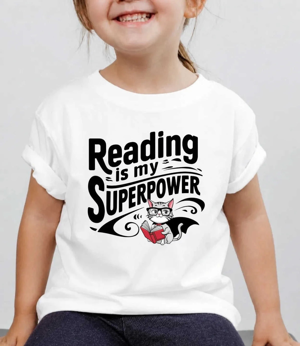 Literacy Kid Cotton Tee Swiftsoul
