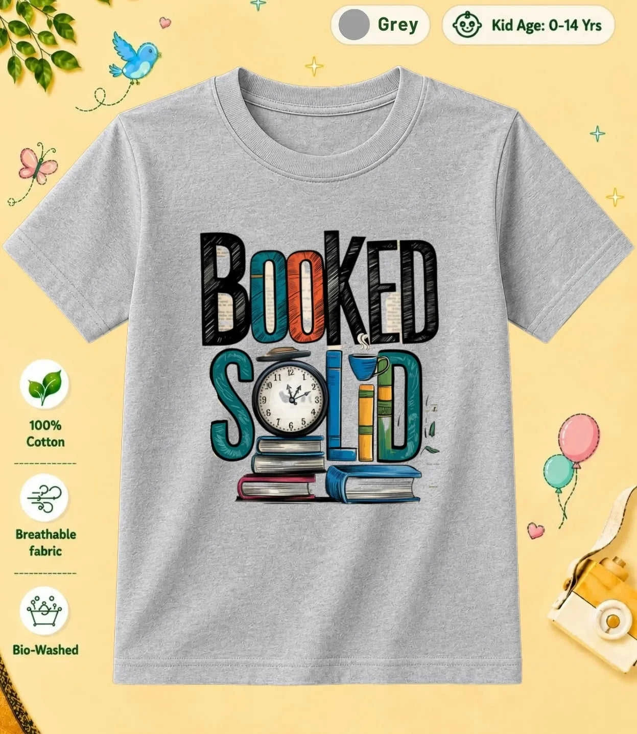 Literacy Kid Cotton Tee Swiftsoul