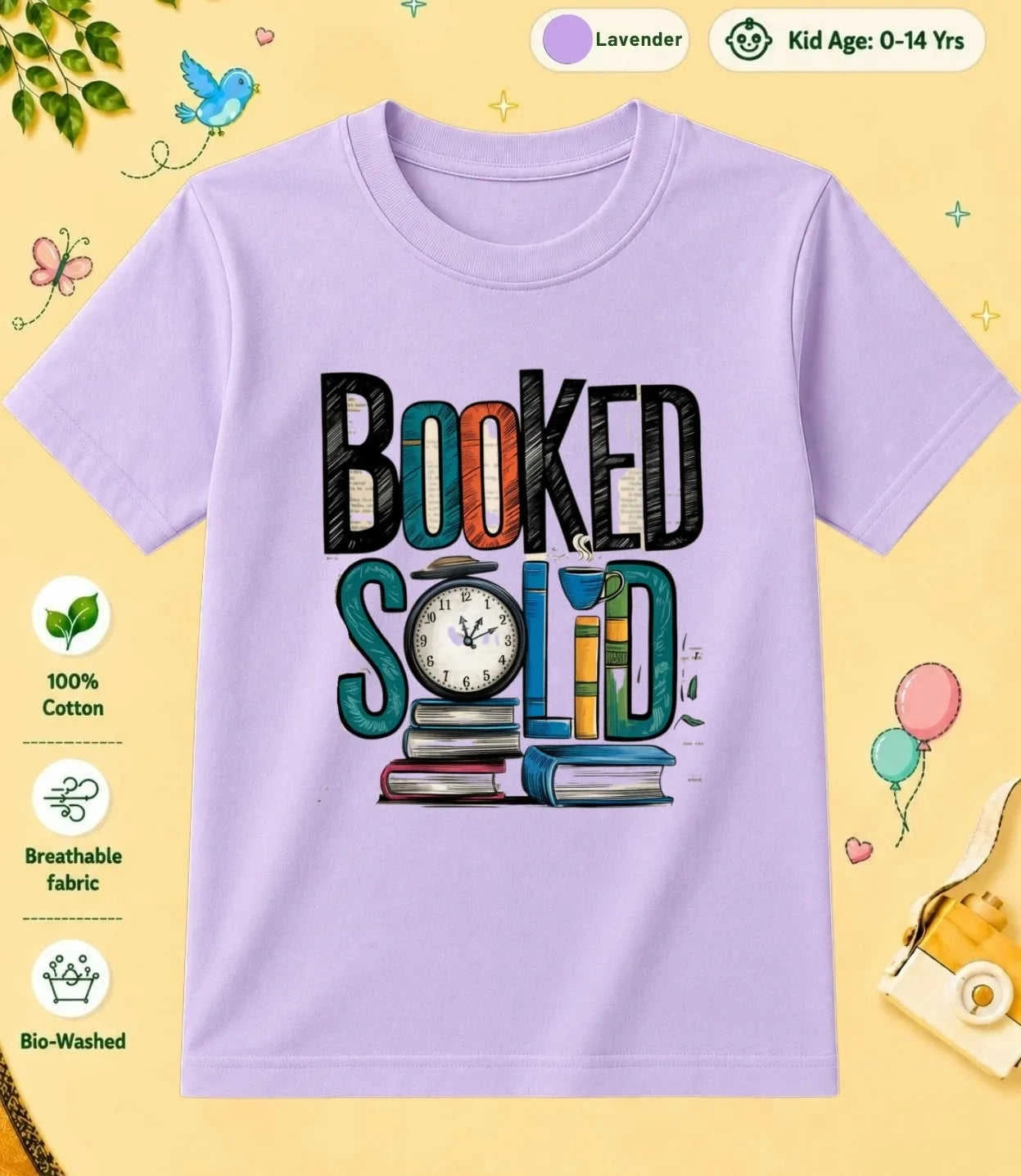 Literacy Kid Cotton Tee Swiftsoul