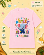 Little Artist Custom Kid Cotton Tshirt Swiftsoul