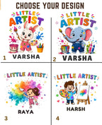 Little Artist Custom Kid Cotton Tshirt Swiftsoul