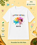 Little Artist Custom Kid Cotton Tshirt Swiftsoul