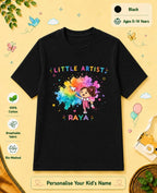 Little Artist Custom Kid Cotton Tshirt Swiftsoul