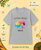 Little Artist Custom Kid Cotton Tshirt Swiftsoul