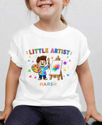 Little Artist Custom Kid Cotton Tshirt Swiftsoul
