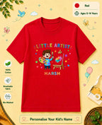 Little Artist Custom Kid Cotton Tshirt Swiftsoul