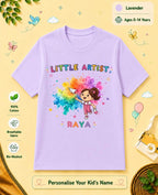 Little Artist Custom Kid Cotton Tshirt Swiftsoul