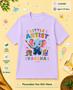 Little Artist Custom Kid Cotton Tshirt Swiftsoul