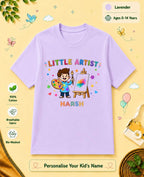 Little Artist Custom Kid Cotton Tshirt Swiftsoul