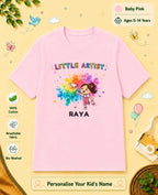 Little Artist Custom Kid Cotton Tshirt Swiftsoul