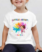 Little Artist Custom Kid Cotton Tshirt Swiftsoul