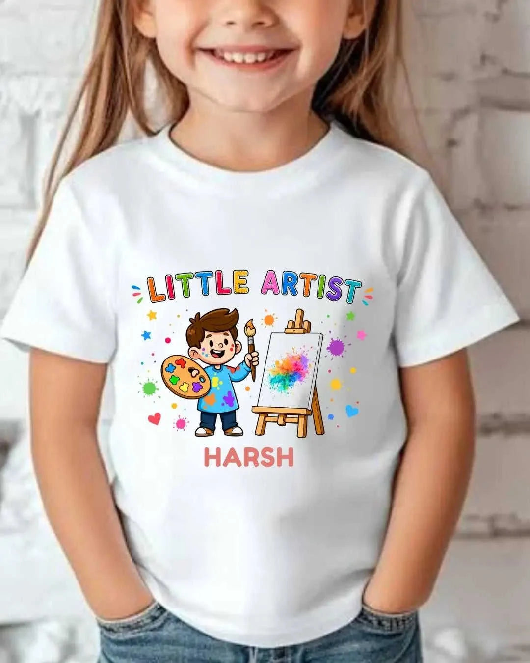 Little Artist Custom Kids Name Tee Swiftsoul 