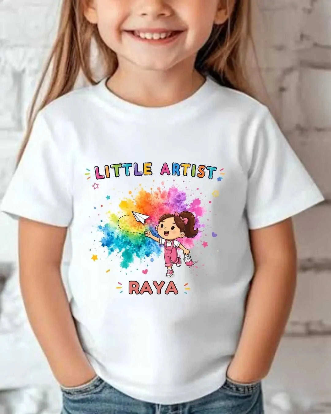 Little Artist Custom Kids Name Tee Swiftsoul 