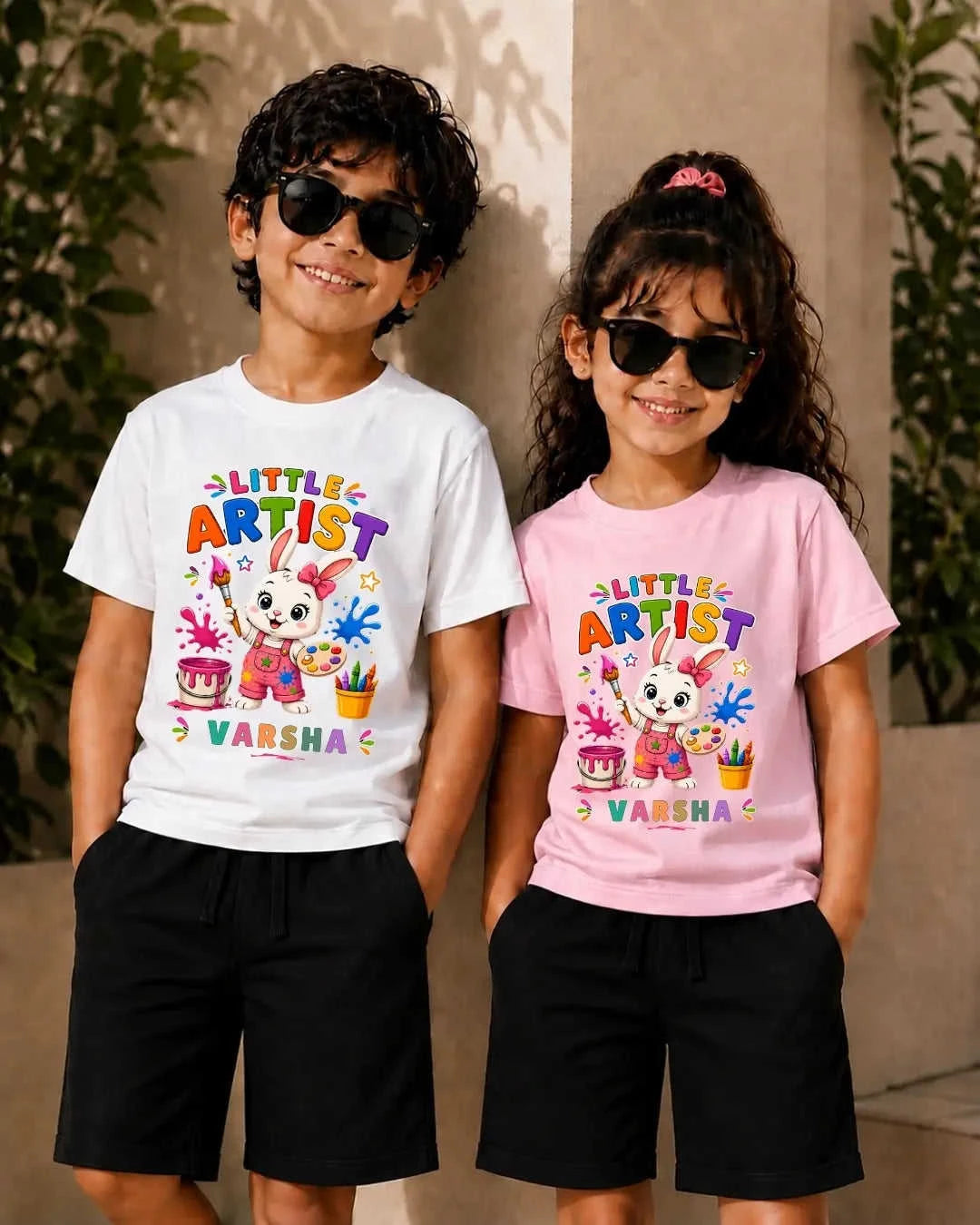 Little Artist Theme Kid Co-ord Set Swiftsoul