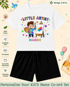 Little Artist Theme Kid Co-ord Set Swiftsoul