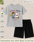 Little Artist Theme Kid Co-ord Set Swiftsoul