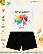 Little Artist Theme Kid Co-ord Set Swiftsoul