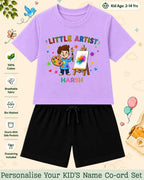 Little Artist Theme Kid Co-ord Set Swiftsoul