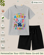 Little Artist Theme Kid Co-ord Set Swiftsoul