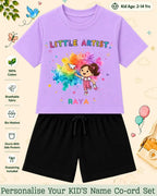 Little Artist Theme Kid Co-ord Set Swiftsoul