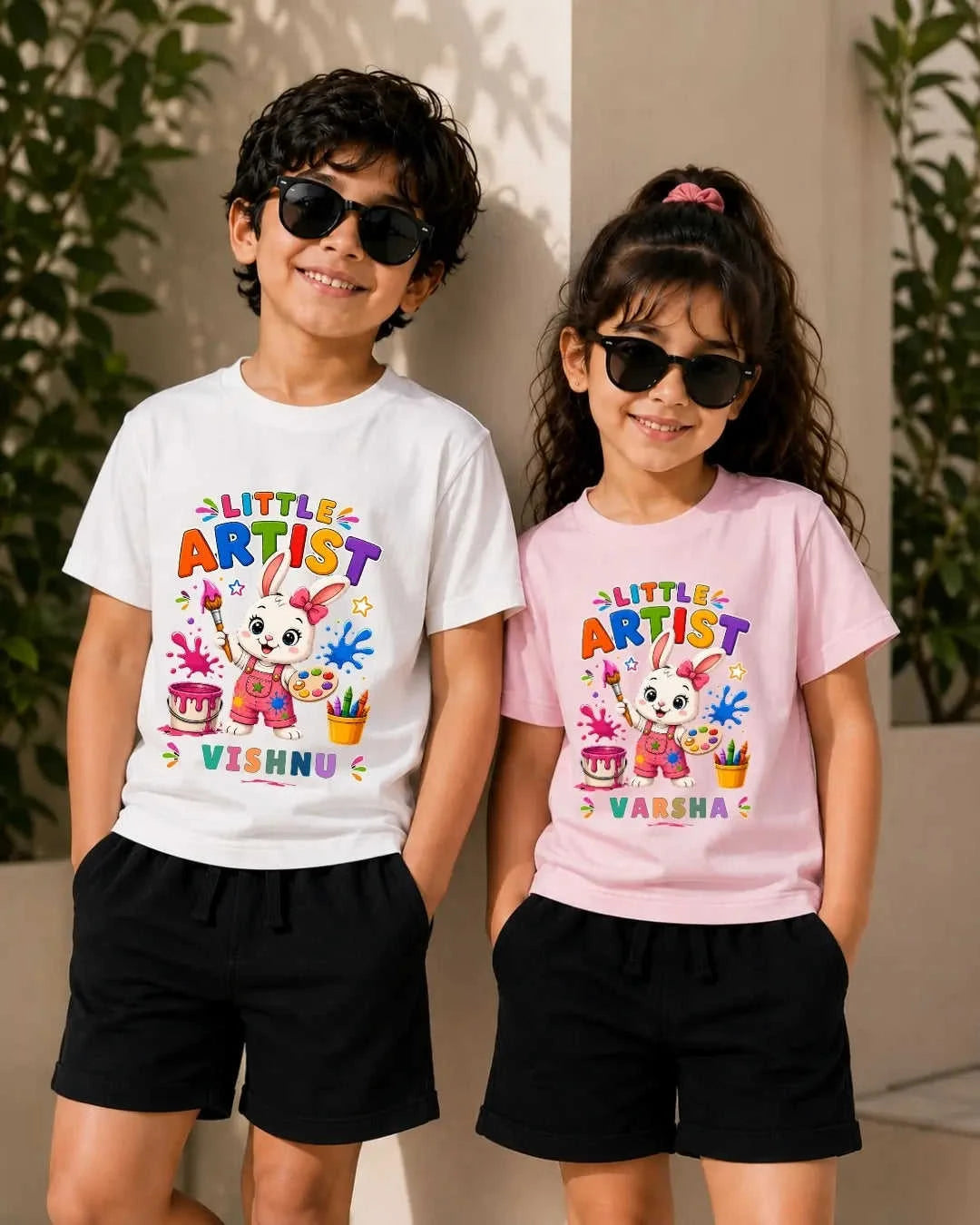 Little Artist Theme Kid Co-ord Set Swiftsoul