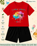Little Artist Theme Kid Co-ord Set Swiftsoul