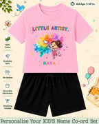 Little Artist Theme Kid's Co-ord Set Swiftsoul