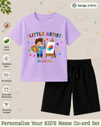 Little Artist Theme Kid's Co-ord Set Swiftsoul