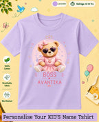 Little Boss Custom Kid Cotton Tshirt Swiftsoul