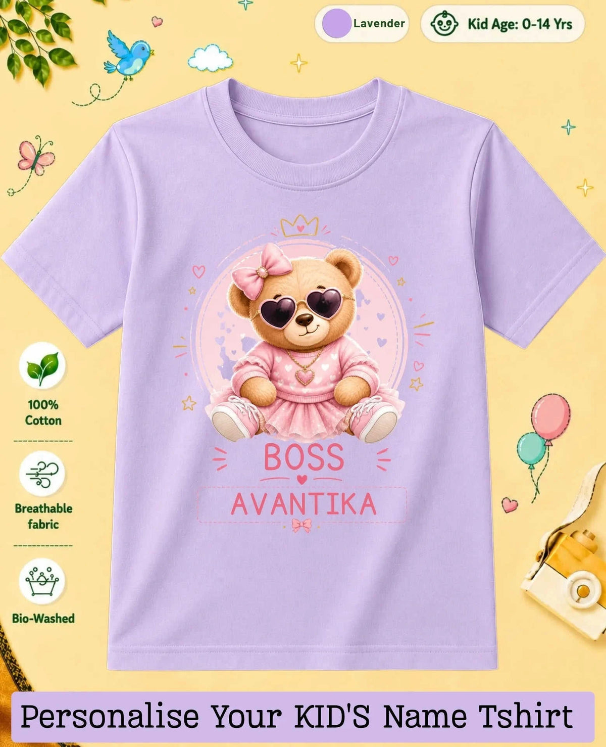 Little Boss Custom Kid Cotton Tshirt Swiftsoul
