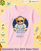 Little Boss Custom Kid Cotton Tshirt Swiftsoul