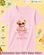 Little Boss Custom Kid Cotton Tshirt Swiftsoul