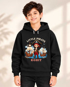 Little Captain Kid Cotton Custom Hoodie Swiftsoul