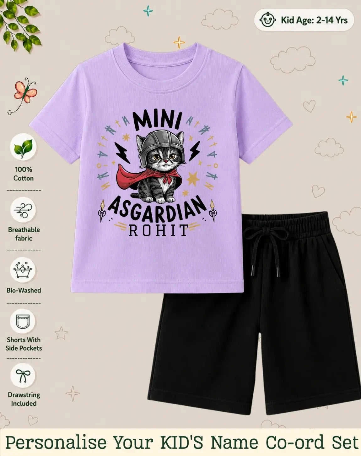 Little Mischief Makers Custom Kid Co-ord Set Swiftsoul