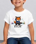 Little Musician Custom Kid Cotton Tee Swiftsoul